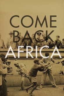 Come Back, Africa movie poster