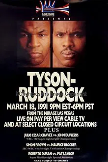 Poster do filme Mike Tyson vs Donovan Razor Ruddock I