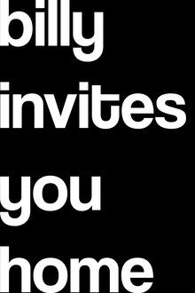 Poster do filme billy invites you home