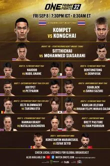 ONE Friday Fights 32: Kompetch vs. Kongchai movie poster