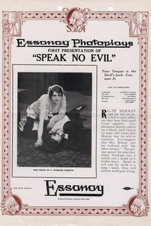 Speak No Evil movie poster