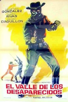 El jinete solitario en El valle de los desaparecidos: La venganza del jinete solitario movie poster