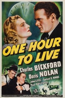 One Hour To Live movie poster