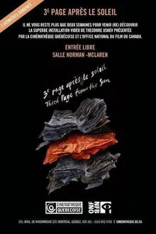 Third Page from the Sun movie poster