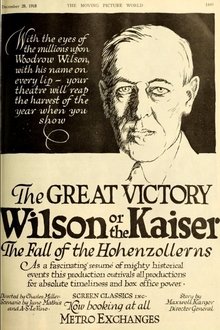 The Great Victory, Wilson or the Kaiser? The Fall of the Hohenzollerns movie poster