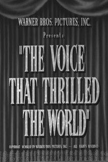 The Voice That Thrilled the World movie poster