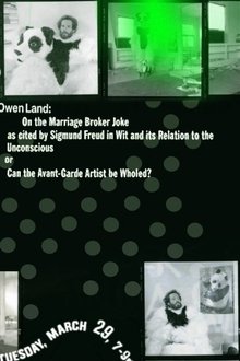 On the Marriage Broker Joke as Cited by Sigmund Freud in Wit and Its Relation to the Unconscious, or Can the Avant-Garde Artist Be Wholed? movie poster