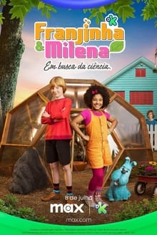 Poster da série Franjinha e Milena em Busca da Ciência