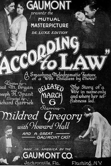According to Law movie poster
