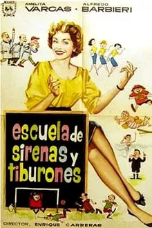 Escuela de sirenas y tiburones movie poster