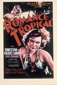 Romance tropical movie poster