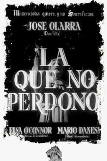 La que no perdonó movie poster