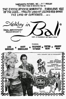 Holiday in Bali movie poster