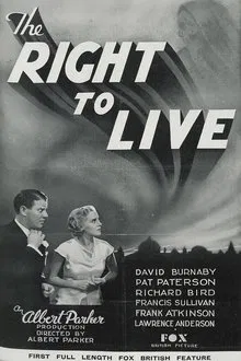The Right to Live movie poster