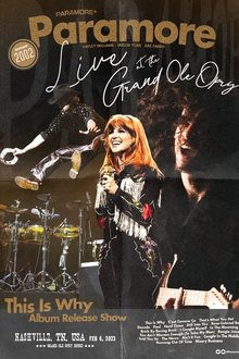 Poster do filme Paramore: Live at the Grand Ole Opry