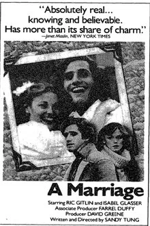 A Marriage movie poster