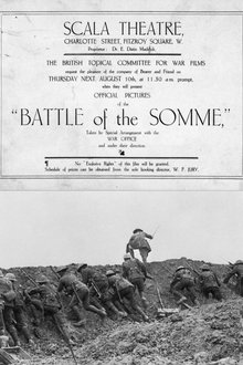 The Battle of the Somme movie poster