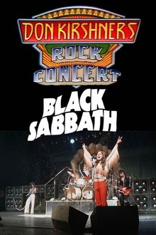 Black Sabbath - Don Kirshner's Rock Concert movie poster