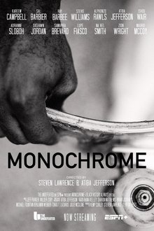 Monochrome movie poster