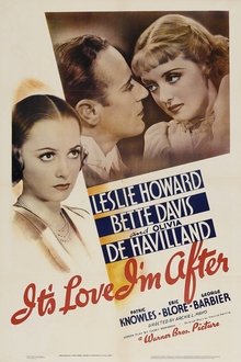 It's Love I'm After movie poster