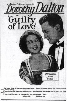 Guilty of Love movie poster