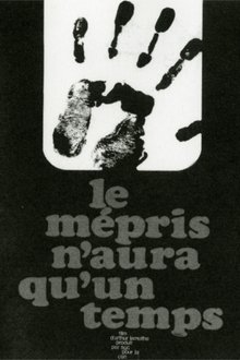 Poster do filme Le mépris n'aura qu'un temps