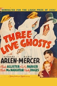 Three Live Ghosts movie poster