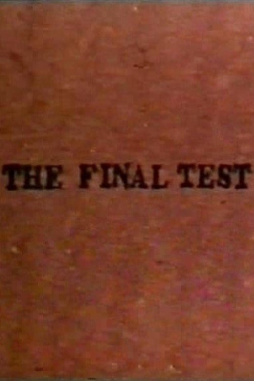 The Final Test movie poster