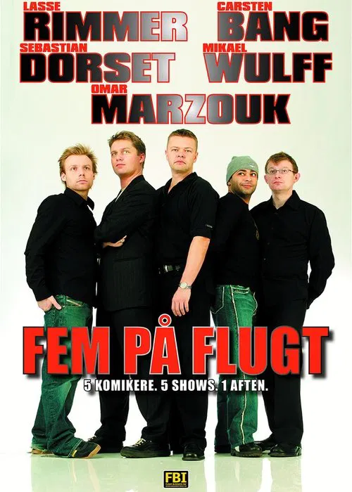 Fem På Flugt movie poster