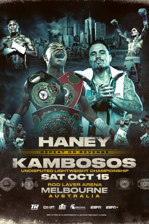 Devin Haney vs. George Kambosos Jr. II movie poster