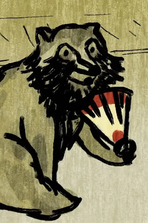 Poster do filme The Japanese myth of the trickster raccoon