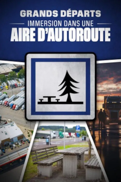 Grands départs, immersion dans une aire d'autoroute movie poster