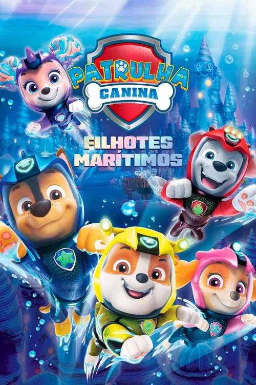 Poster do filme Patrulha Canina: Filhotes Marítimos