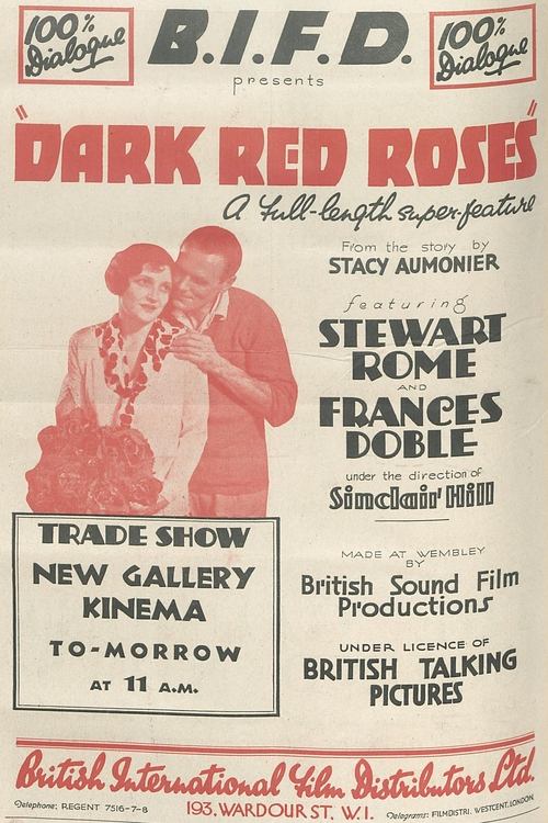 Poster do filme Dark Red Roses