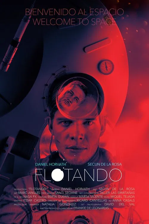 Floating movie poster