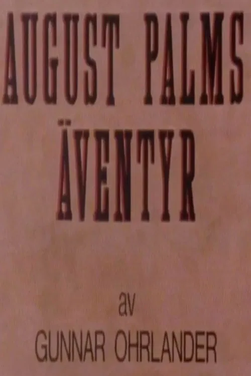 August Palms äventyr tv show poster