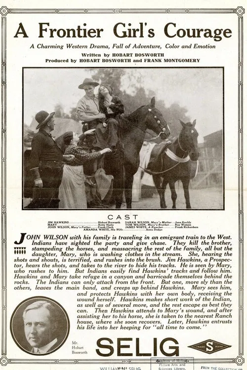 Poster do filme A Frontier Girl's Courage