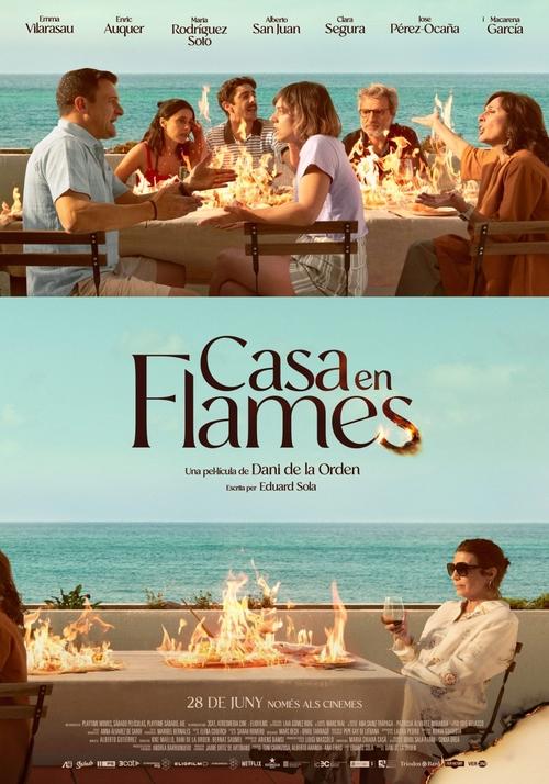 Casa en flames movie poster