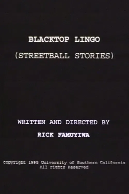 Blacktop Lingo movie poster