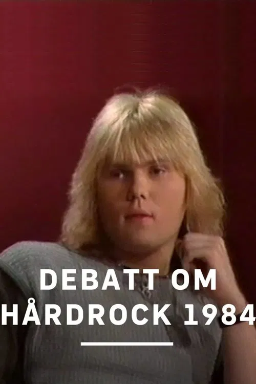 Debatt om hårdrock 1984 movie poster
