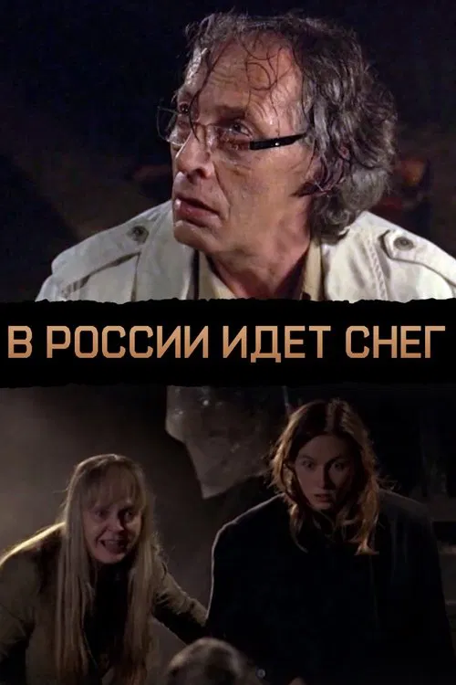 The snow is falling in Russia movie poster