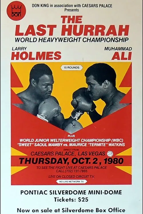 Larry Holmes vs. Muhammad Ali movie poster