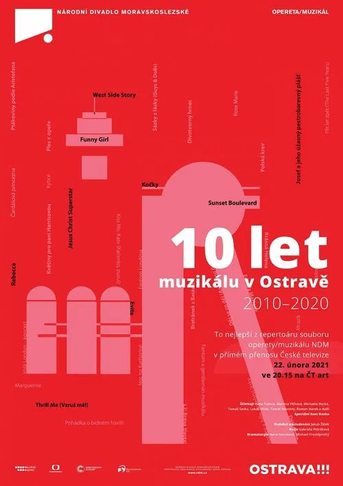 10 let muzikálu v Ostravě movie poster