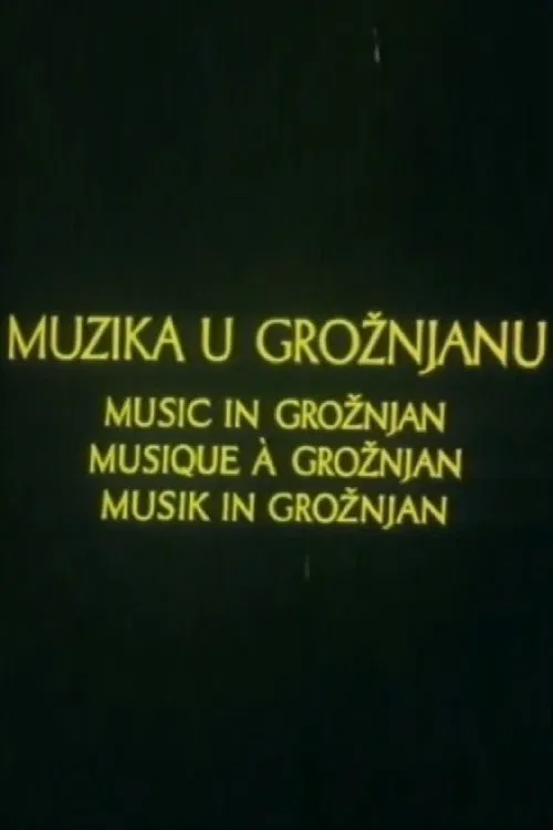 Music in Grožnjan movie poster