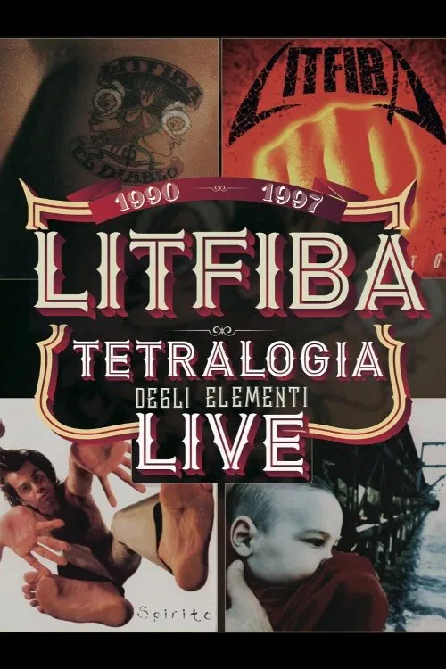 Poster do filme Litfiba: Tetralogia degli Elementi live