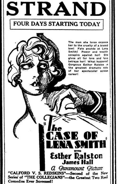 The Case of Lena Smith movie poster