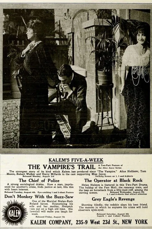 The Vampire's Trail movie poster