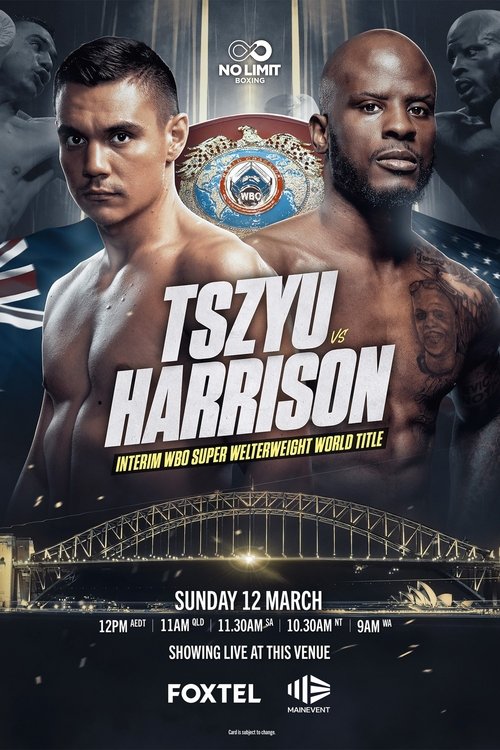 Tim Tszyu vs. Tony Harrison movie poster