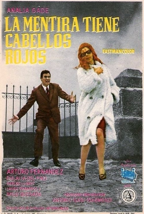 La mentira tiene cabellos rojos movie poster