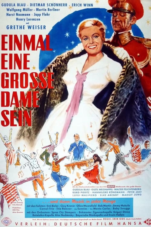 Einmal eine große Dame sein movie poster